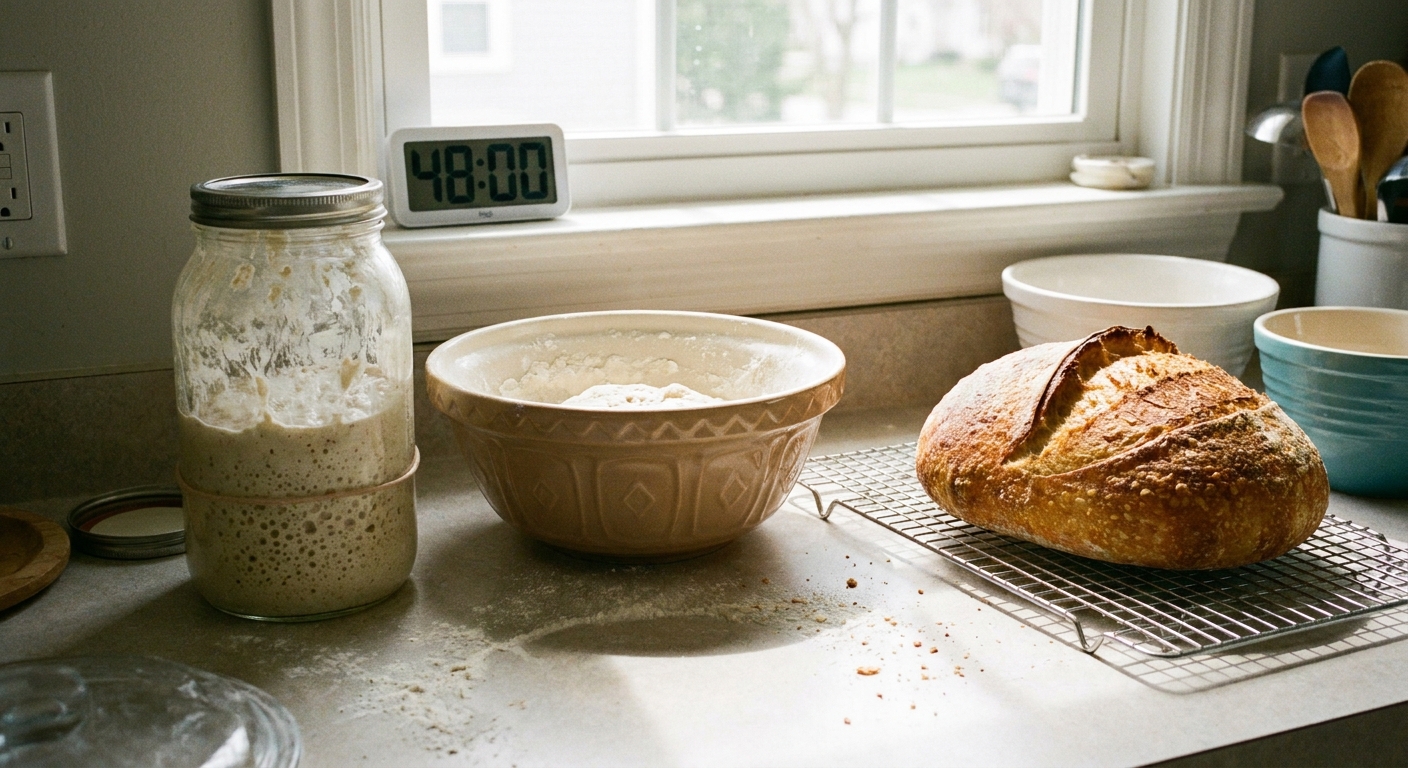 The 48‑Hour Sourdough: A Practical Timeline From Starter to Loaf